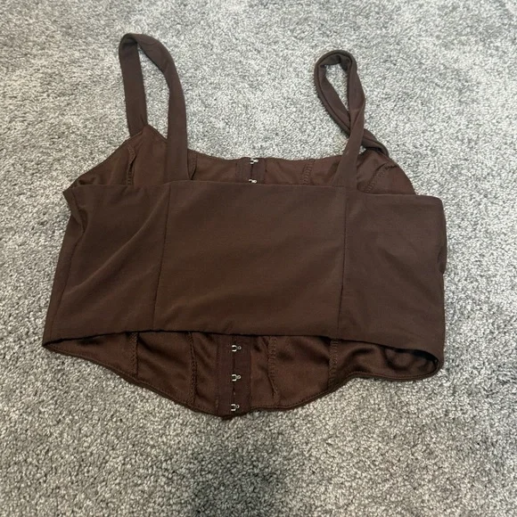 Lulu's Chocolate Brown Camisole Top - Picture 5 of 5